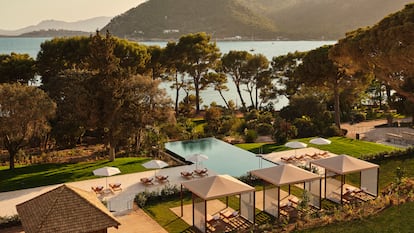 Vista de una parte del hotel Four Seasons Formentor.