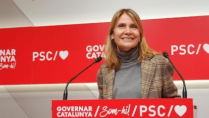 La alcaldesa de Sant Boi y viceprimera secretaria del PSC Lluïsa Moret.