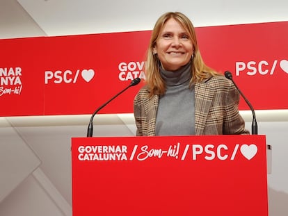 La alcaldesa de Sant Boi y viceprimera secretaria del PSC Lluïsa Moret.