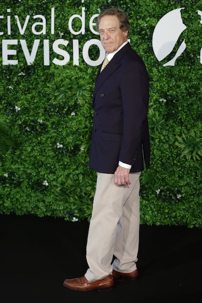 El actor John Goodman posando en la alfombra roja del Festival de Televisión de Montecarlo, el 19 de junio de 2023.