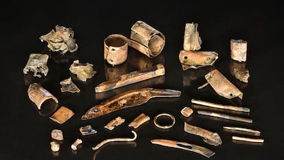 Objetos fragmentados o inacabados de la Edad de Bronce