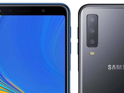 Samsung Galaxy A7, el gama media con tres cámaras, llega a España