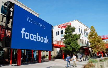 Sede do Facebook em Menlo Park, na Califórnia, em 2019.