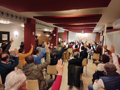 Asamblea extraordinaria de Jaén Merece Más, el pasado 22 de noviembre.