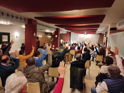 Asamblea extraordinaria de Jaén Merece Más, el pasado 22 de noviembre.