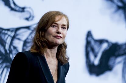 Elisabeth Hupper en el photocall de la película "Elle" durante el Festival de Cine de San Sebastián.