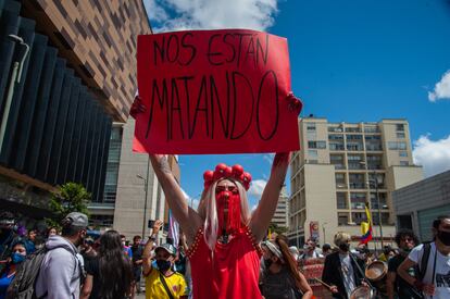 Protesta LGBT+ en Bogotá, Colombia