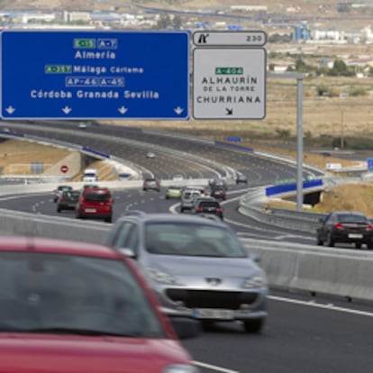 La nueva hiperronda de Málaga, tras su apertura ayer.