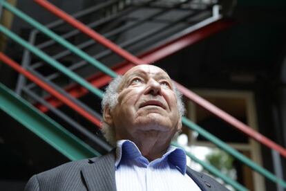 El escritor alemán afincado en Israel Sally Perel, retratado en Madrid.