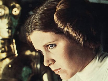 Carrie Fisher cena de 'Star Wars'