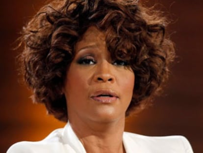 Whitney Houston, en octubre de 2009.