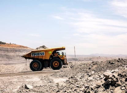 Un vehículo de Thiess en una explotación minera en Australia.