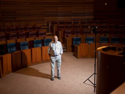 Francisco Igea, procurador de Ciudadanos, en las Cortes de Castilla y León el pasado mayo.