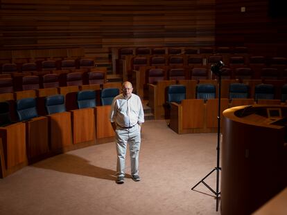 Francisco Igea, procurador de Ciudadanos, en las Cortes de Castilla y León el pasado mayo.
