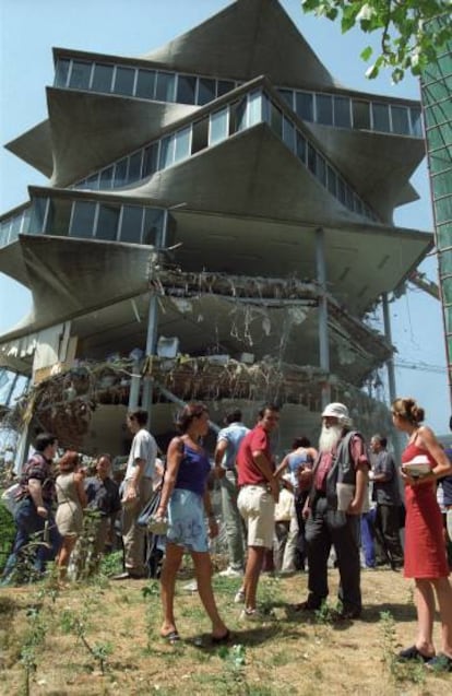 Protestas en julio de 1999 por el derribo de La Pagoda.