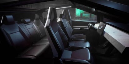 Interior Tesla Cybertruck