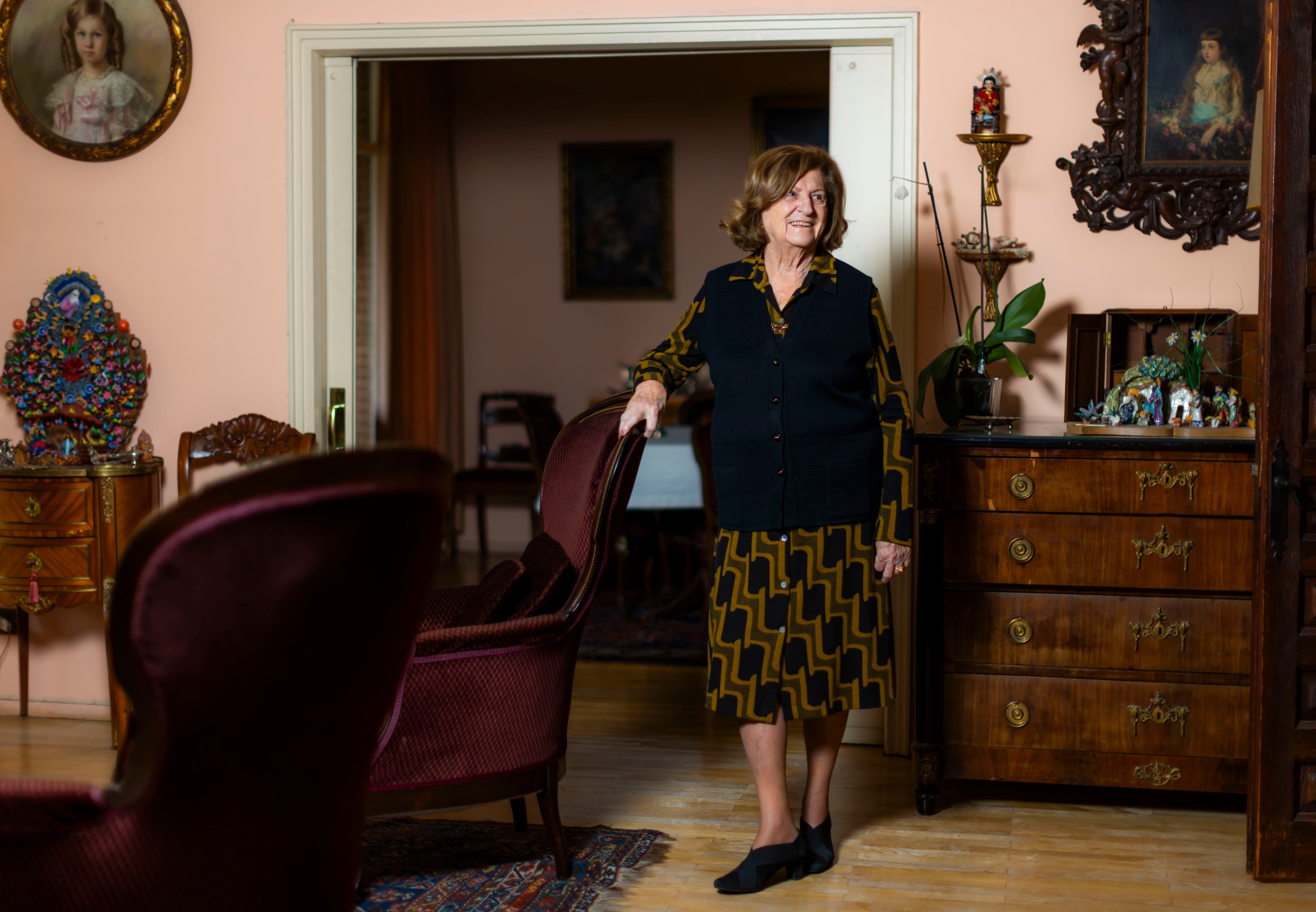 Ymelda Moreno de Arteaga, el 31 de octubre en su casa, en Madrid.

