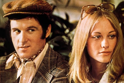 Charles Grodin y Cybill Shepherd, en 'El rompecorazones'.