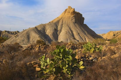 El desierto de Tabernas, en Almería.