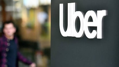 Logo de la compañía Uber.