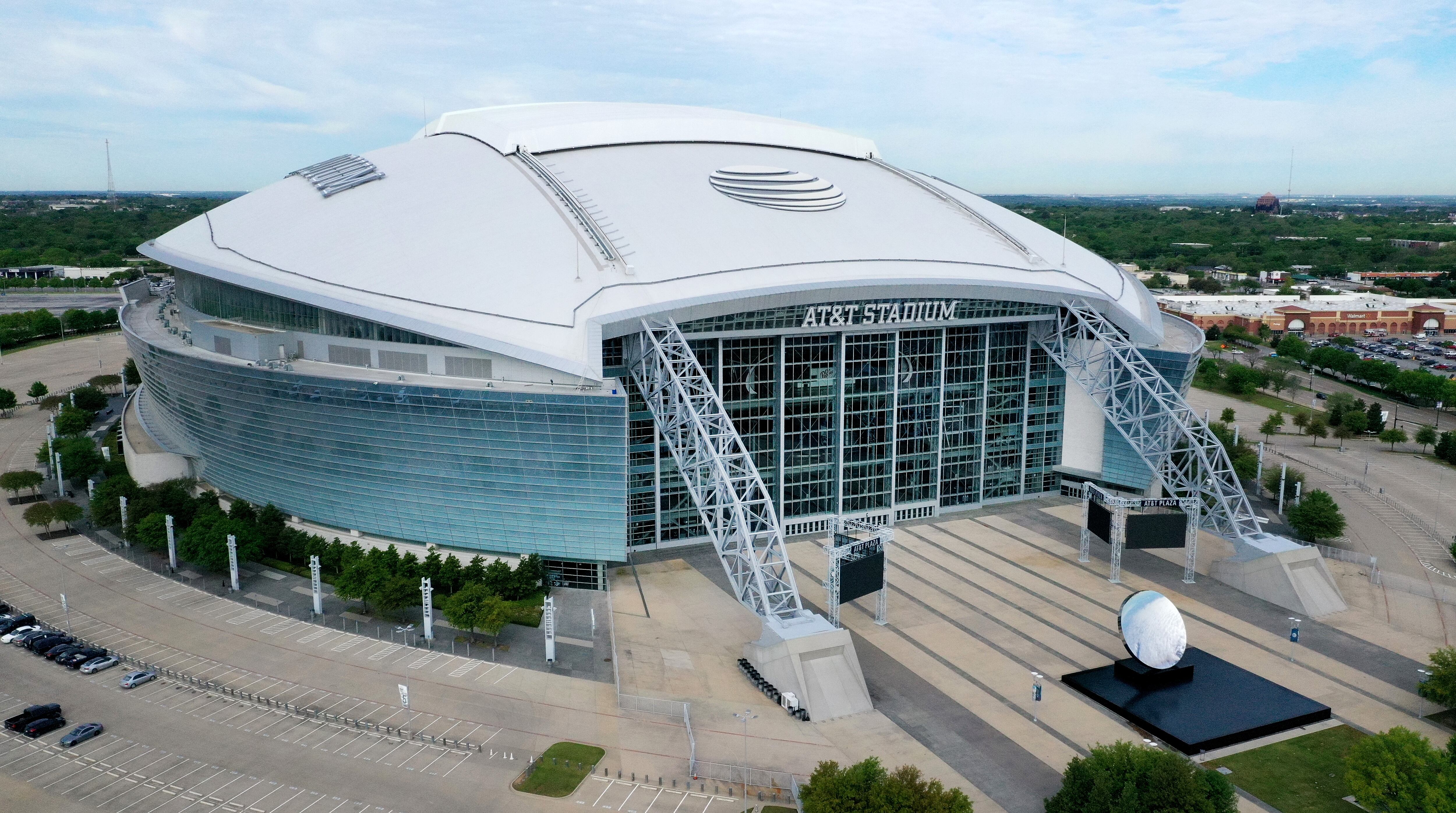 El AT&T Stadium, con capacidad para 80.000 espectadores.