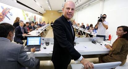 El consejero Máximo Buch en el Observatorio de Comercio autonómico.