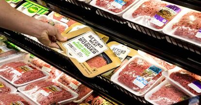 Productos de The Beyond Meat en un supermercado de EE UU.