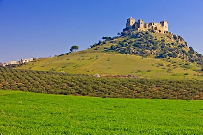 Magnífico ejemplo de fortaleza medieval, del año 760, de origen musulmán, erigida sobre un castro romano y con unas impresionantes vistas sobre la Vega del Guadalquivir. Cuenta la leyenda que por sus nueve torres, su patio de armas y sus murallas deambula la princesa Zaida buscando eterna e inútilmente a su amado.