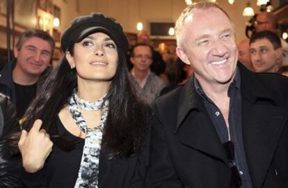 La actriz Salma Hayek y su marido François-Henri Pinault formarán parte del comité organizador de la subasta.