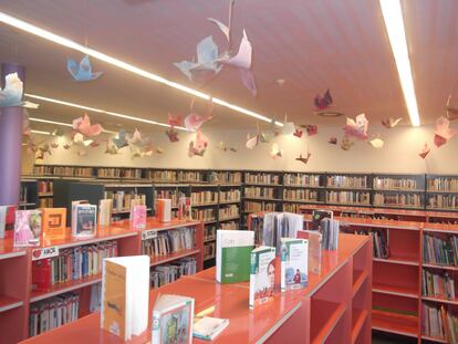 Zona infantil de la Biblioteca Pública de Palafrugell, en Girona.