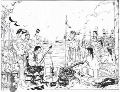 Página de 'Joanes', de Guillermo Zubiaga.