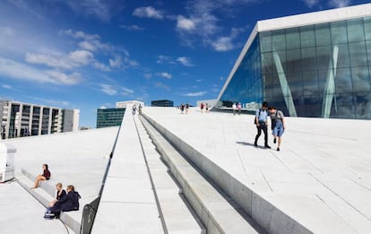 La Ópera de Oslo, del estudio Snøhetta.