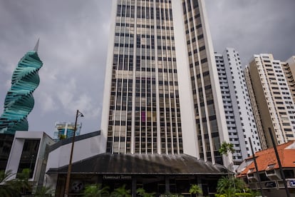 Escritório Alcogal, na Torre Humboldt, na Cidade do Panamá.