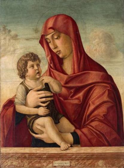 &#039;Virgen con el Ni&ntilde;o&#039;, de Giovanni Bellini (1470).