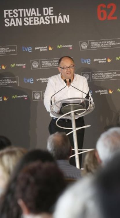 El director del Festival Internacional de Cine de San Sebastián, José Luis Rebordinos, presenta la 62 edición de la cita.