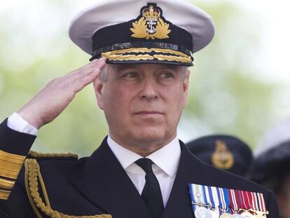 El príncipe Andrés, en un acto militar en junio de 2015.