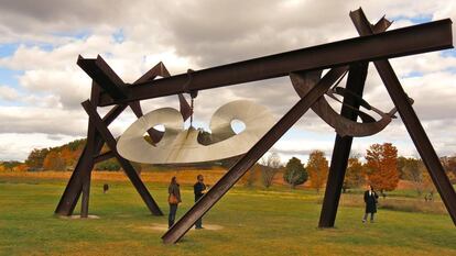 Escultura en el Storm King Art Center, un museo al aire libre en
Cornwall (Nueva York).