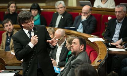 El presidente de la Generalitat, Carles Puigdemont.