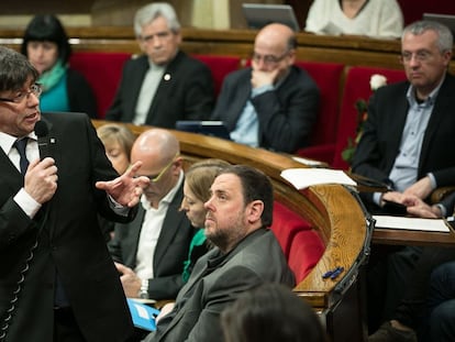 El presidente de la Generalitat, Carles Puigdemont.