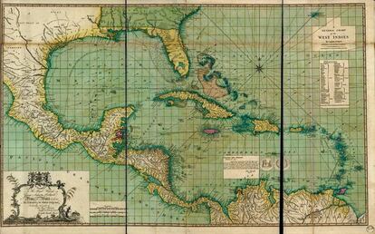 Mapa general de las Indias Orientales (Joseph Smith Speer, 1796).