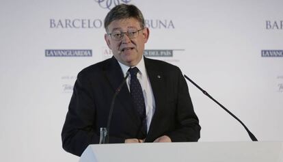 El presidente de la Generalitat Valenciana, Ximo Puig, este miércoles.