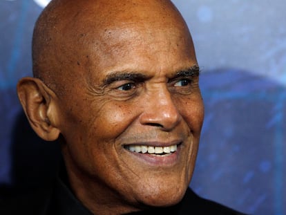 El cantante Harry Belafonte en Nueva York, en 2011.