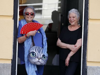 Las fot&oacute;grafas Colita y Paz Err&aacute;zuriz, en La F&aacute;brica.