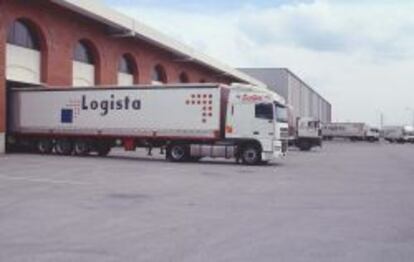 Camión de Logista.