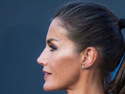 La reina Letizia, el pasado julio en Cornellà de Llobregat (Barcelona).