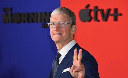 Tim Cook, consejero delegado de Apple, el pasado 28 de octubre en Nueva York. 