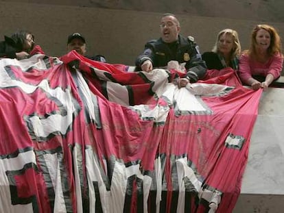 Nueve detenidos en un acto contra la guerra de Irak