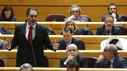 El senador del Grupo Parlamentario Socialista, Jos&eacute; Carmelo Cepeda.