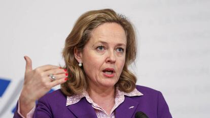 La ministra de Economía, Nadia Calviño