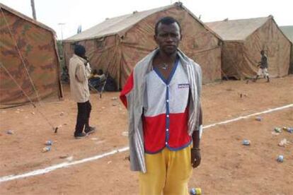 Boubacar Baldé, ciudadano de Guinea Bissau, en  Melilla.